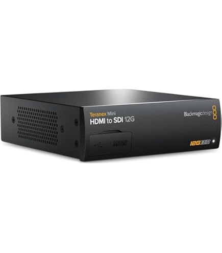 Amazon.com: Blackmagic Design Teranex Mini HDMI to SDI 12G | SD HD